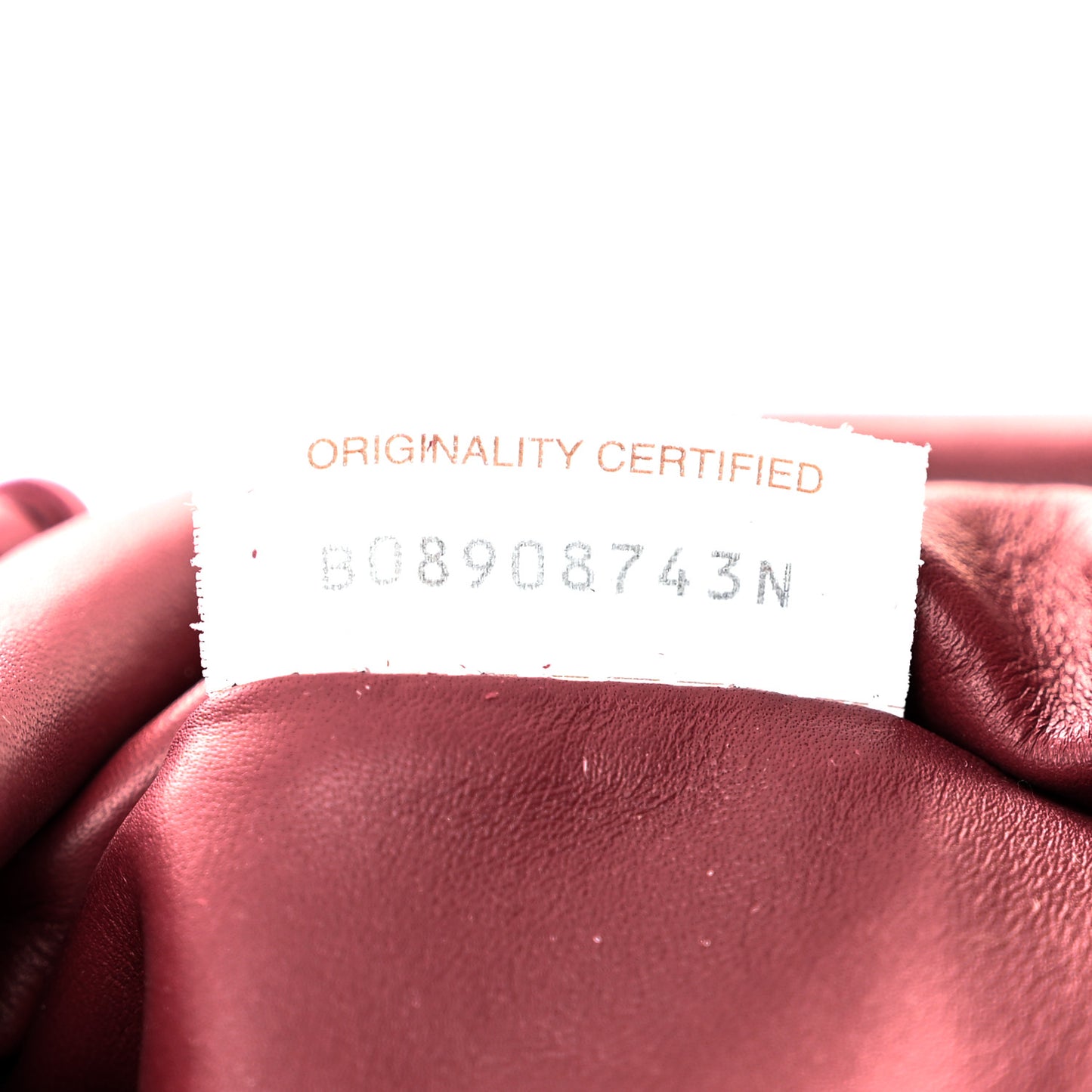 Butter Calfskin The Mini Pouch Bordeaux