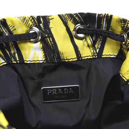 Prada Tessuto Nylon Banane Pouch Giallo 8 of 11