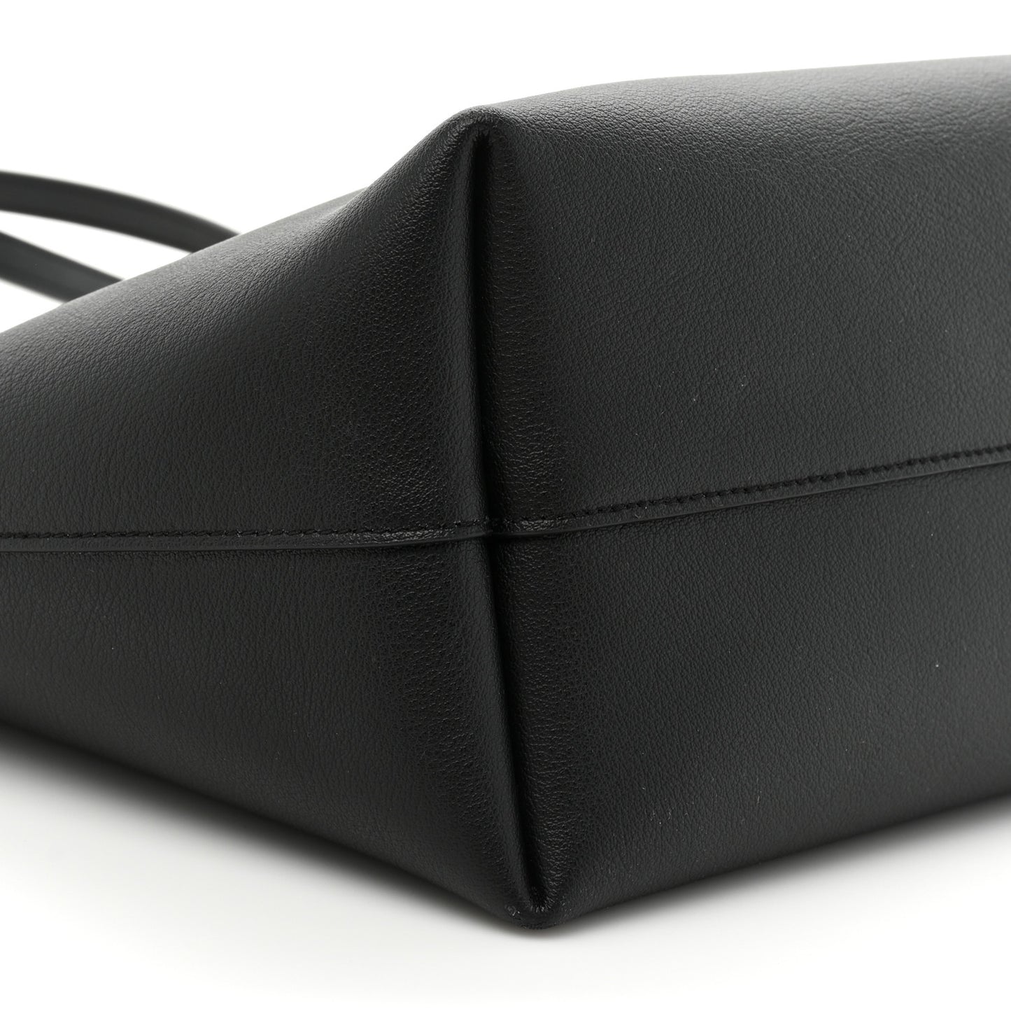 Calfskin Large Shopping Tote Black