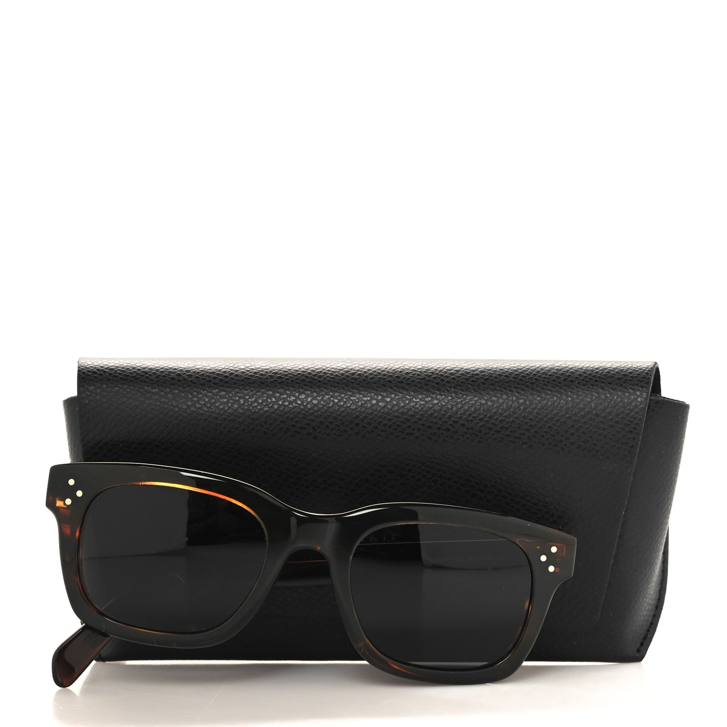 Acetate Black Frame 41 Sunglasses CL402321 Striped Havana