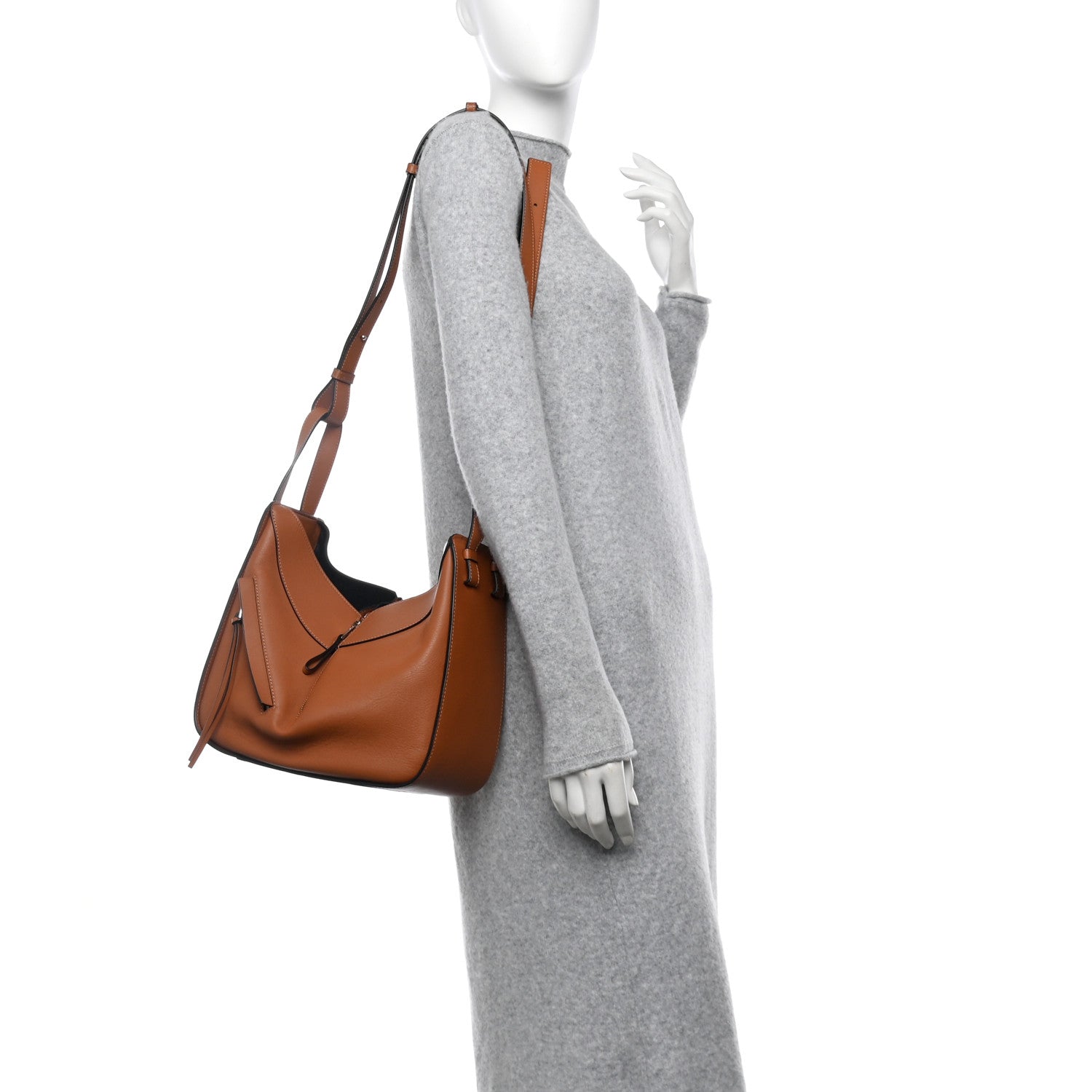 Loewe Calfskin Small Hammock Shoulder Bag Tan 2 of 10
