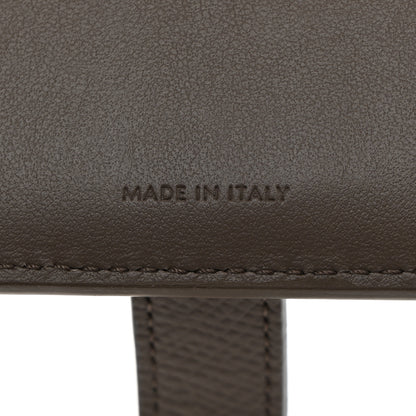 Celine Grained Calfskin Small Multifunction Strap Wallet Pebble Mineral 7 of 8
