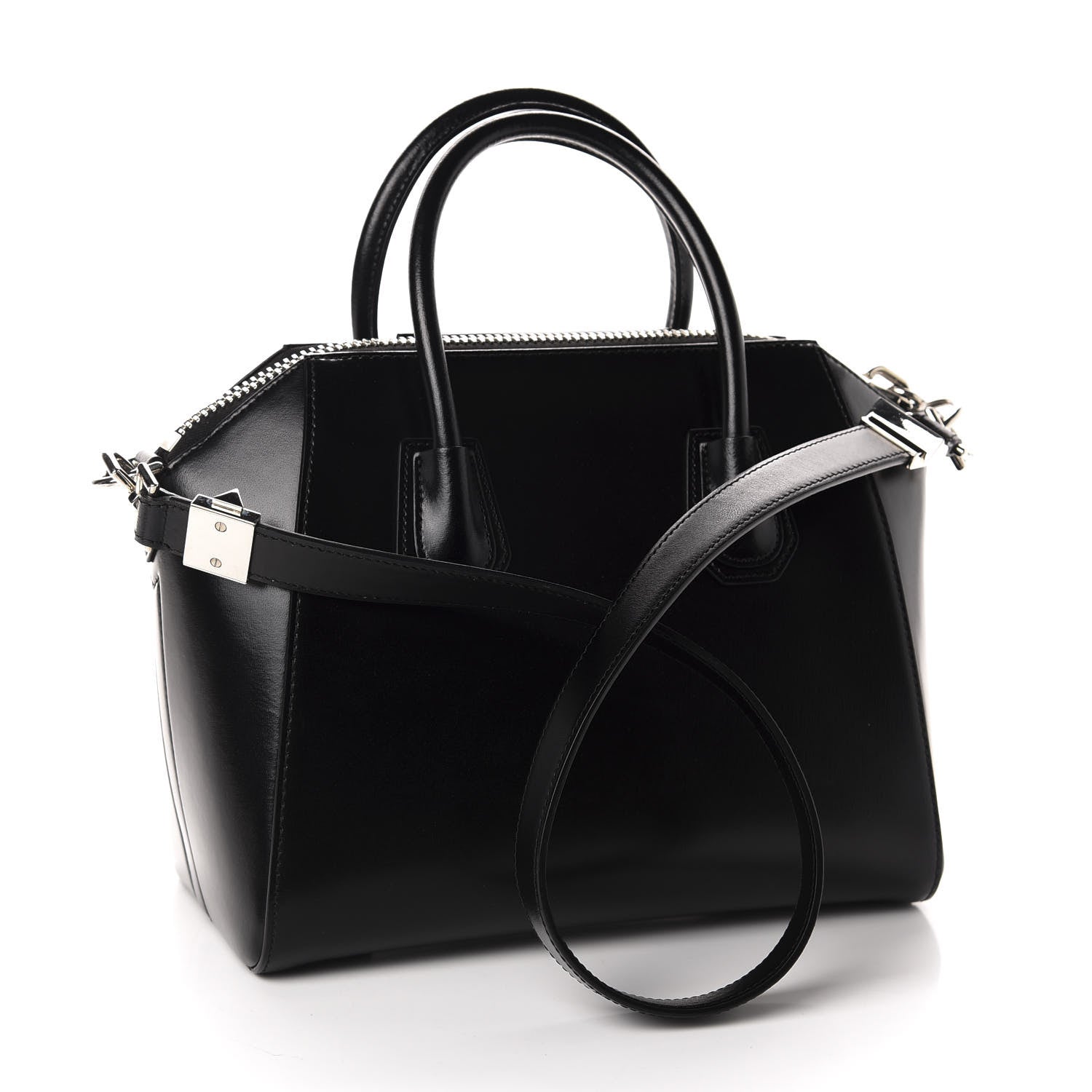 Givenchy Shiny Lord Calfskin Small Antigona Black 3 of 10