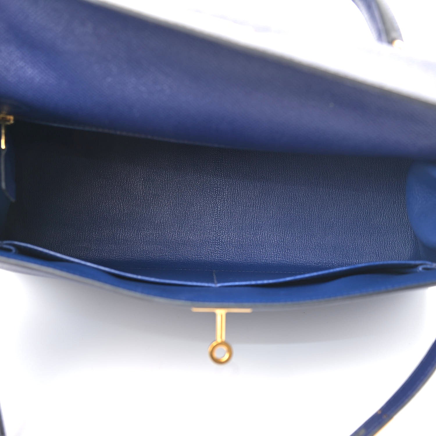 Hermes Epsom Kelly Sellier 32 Bleu Saphir 5 of 13