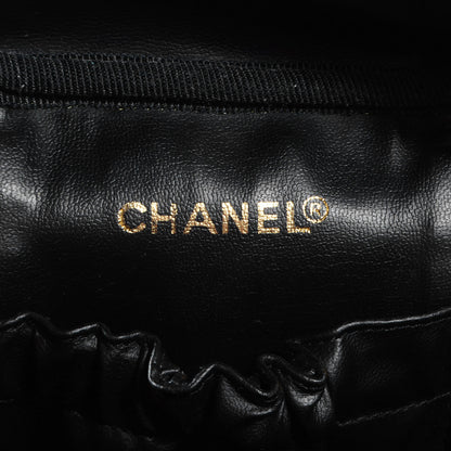 Chanel Lambskin Vanity Cosmetic Bag Black 6 of 8