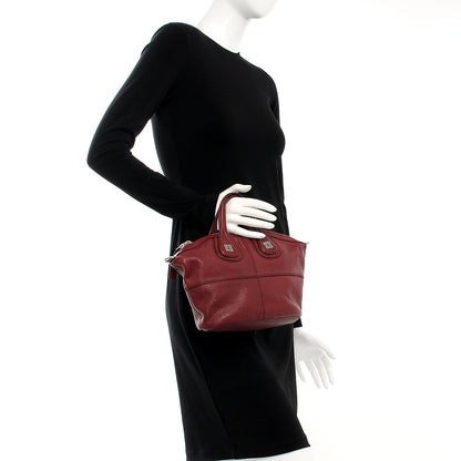 Givenchy Sugar Goatskin Micro Nightingale Red 3 of 9