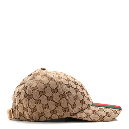 Gucci Monogram Web Baseball Hat L Beige Cocoa 5 of 8