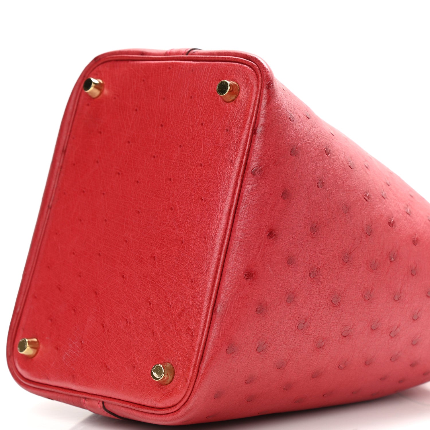 Hermes Ostrich Picotin Lock 18 Rouge Vif 10 of 11