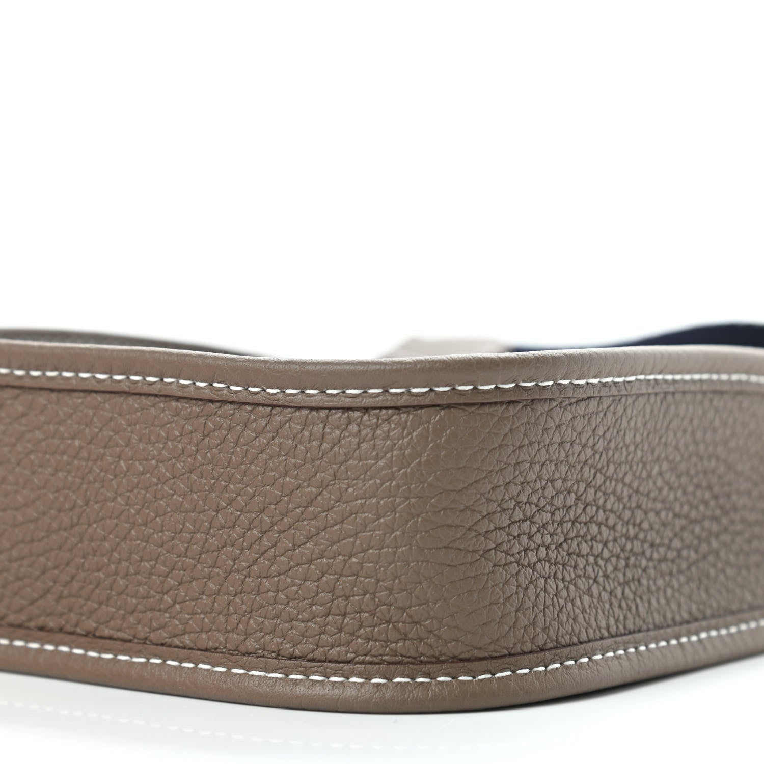 Hermes Taurillon Clemence Amazone Evelyne TPM Etoupe Bleu Indigo 8 of 10