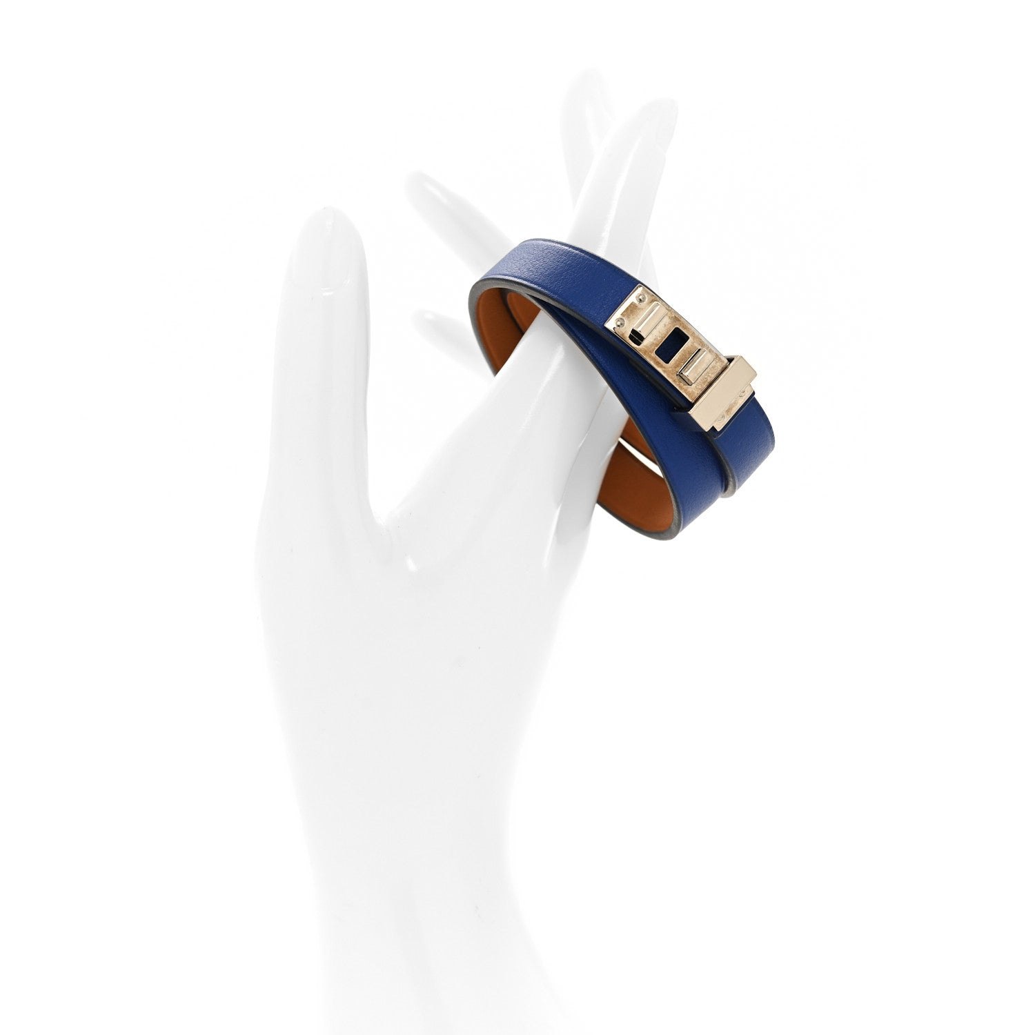 Hermes Swift Mini Dog Bracelet T2 Bleu Electrique 2 of 7