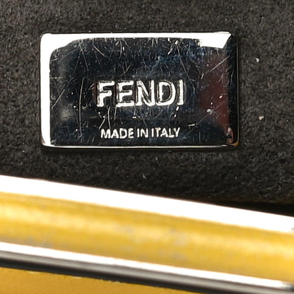 Fendi Shiny Nappa Micro Peekaboo Iconic Satchel Sunflower 5 of 26