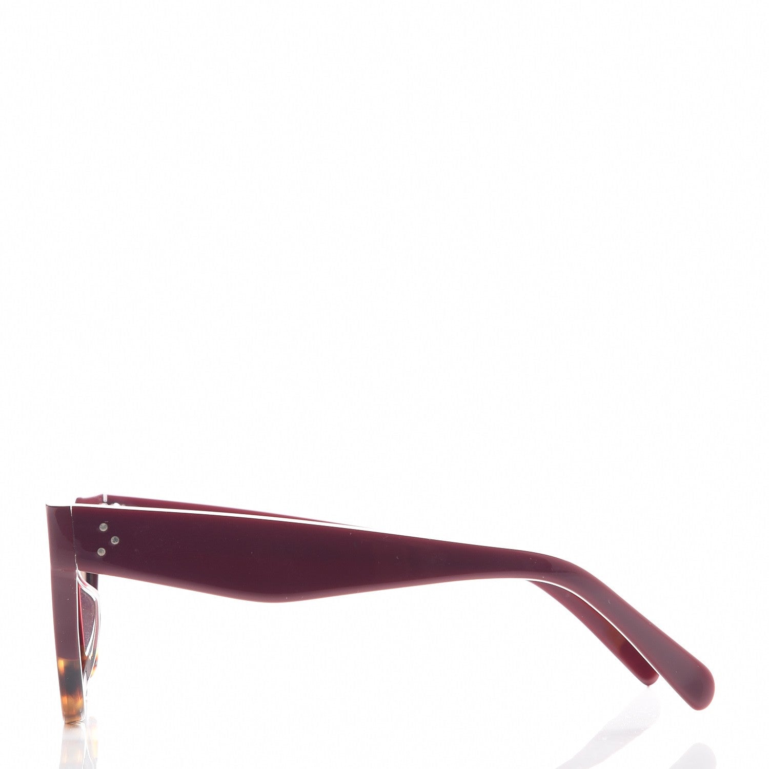 Celine Acetate Catherine Sunglasses CL41089/S Burgundy Havana 3 of 7
