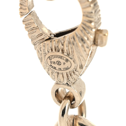 Chanel Crystal Chain CC Necklace Gold 5 of 5