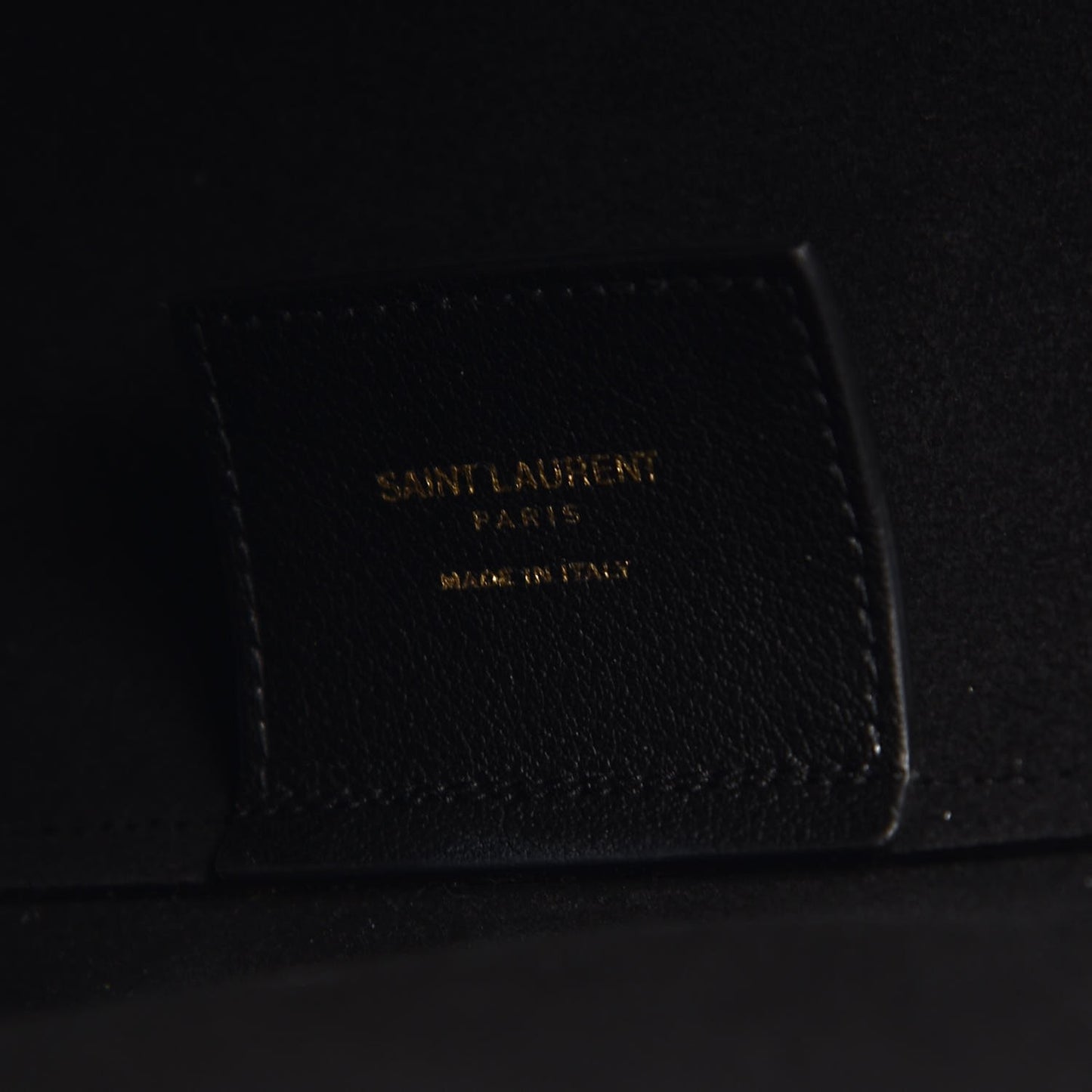 Calfskin Large Shopping Tote Black