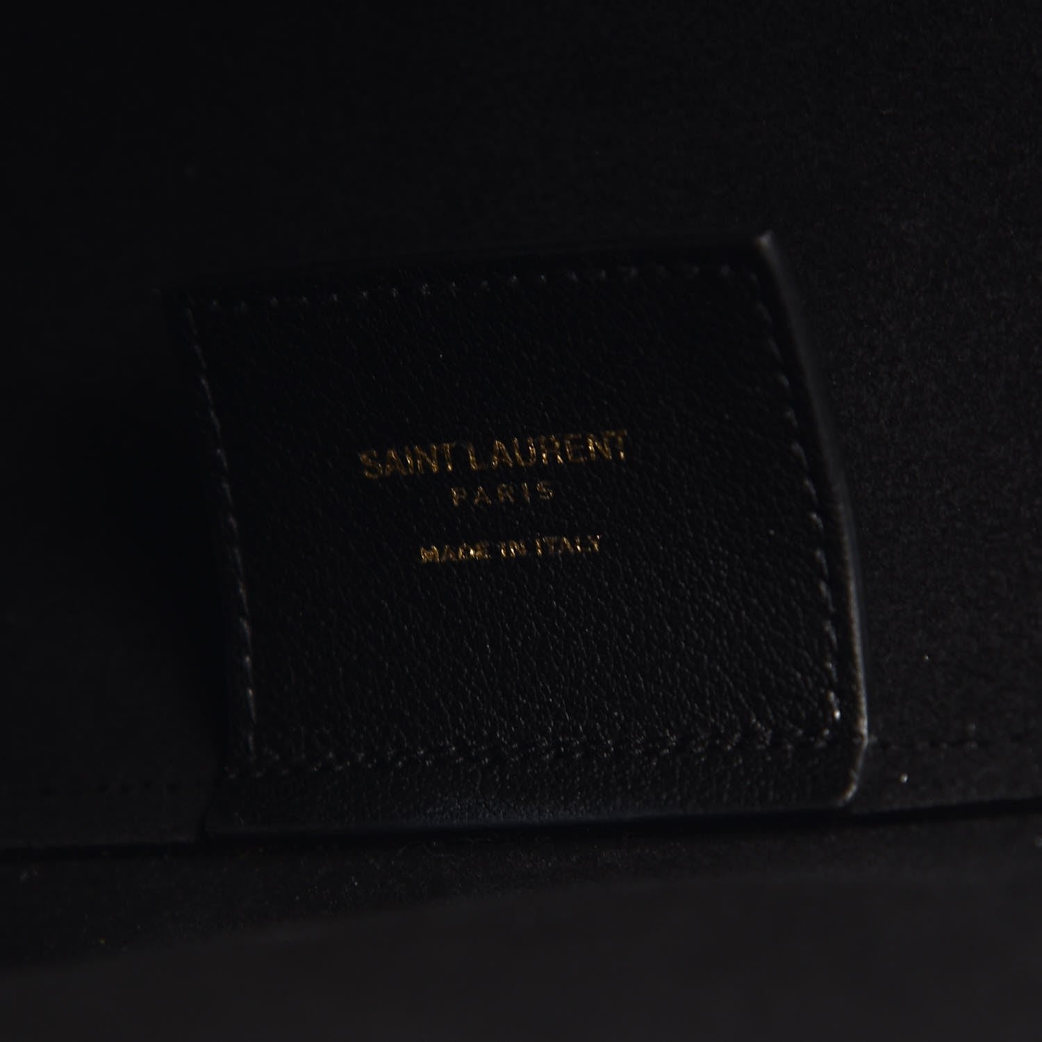 Saint Laurent Calfskin Large Shopping Tote Black 6 of 8