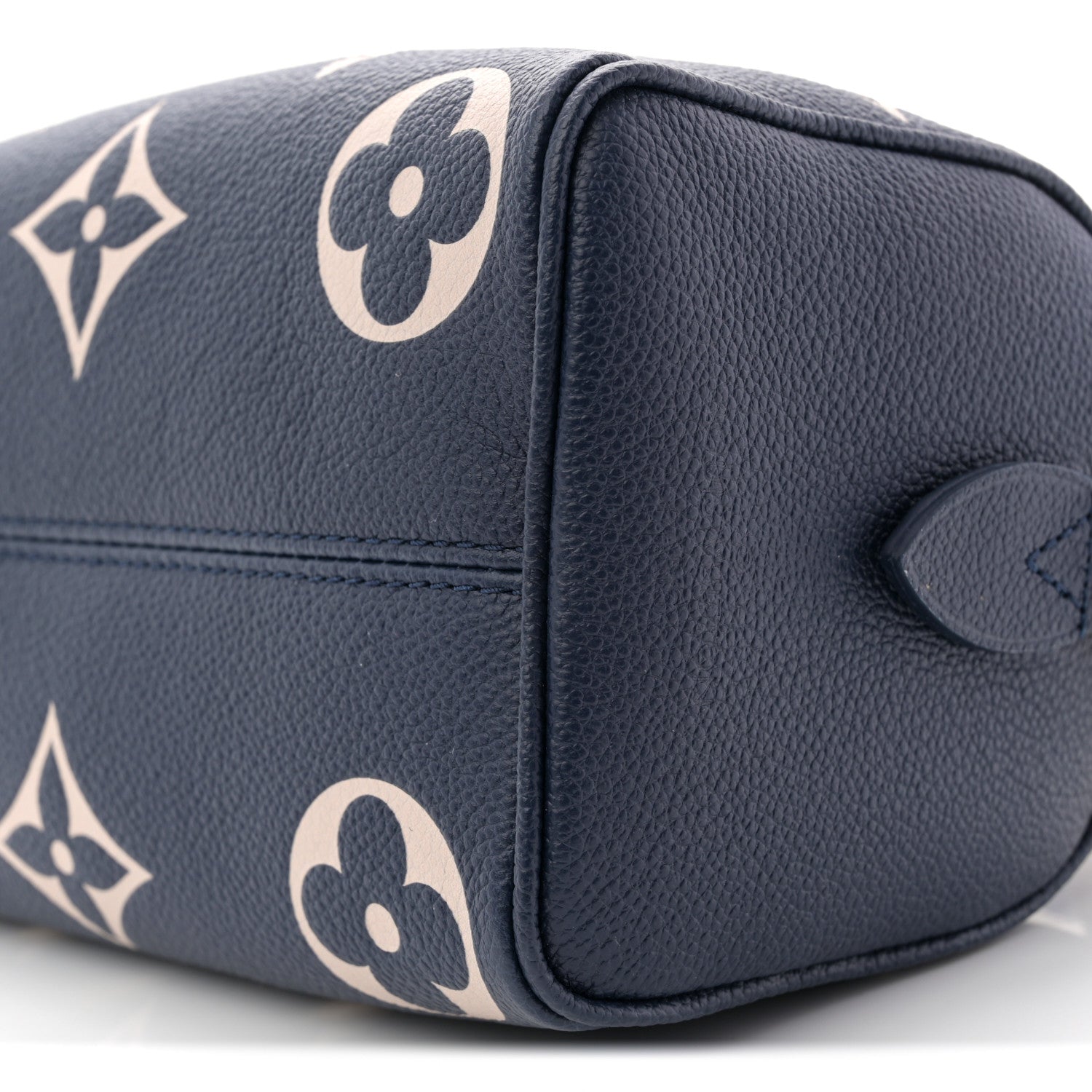 Louis Vuitton Empreinte Monogram Giant Speedy Bandouliere 20 Navy Creme 9 of 9