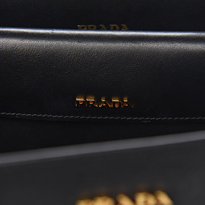 Prada Saffiano City Calfskin Medium Bibliothèque Top Handle Black 7 of 11