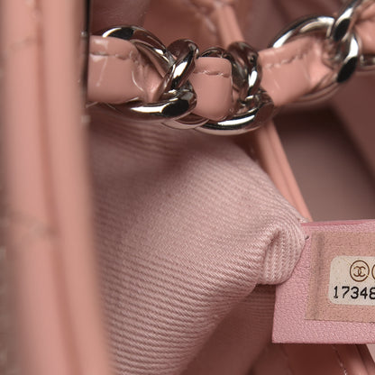 Chanel Patent Quilted Medium Just Mademoiselle Pink 9 of 11