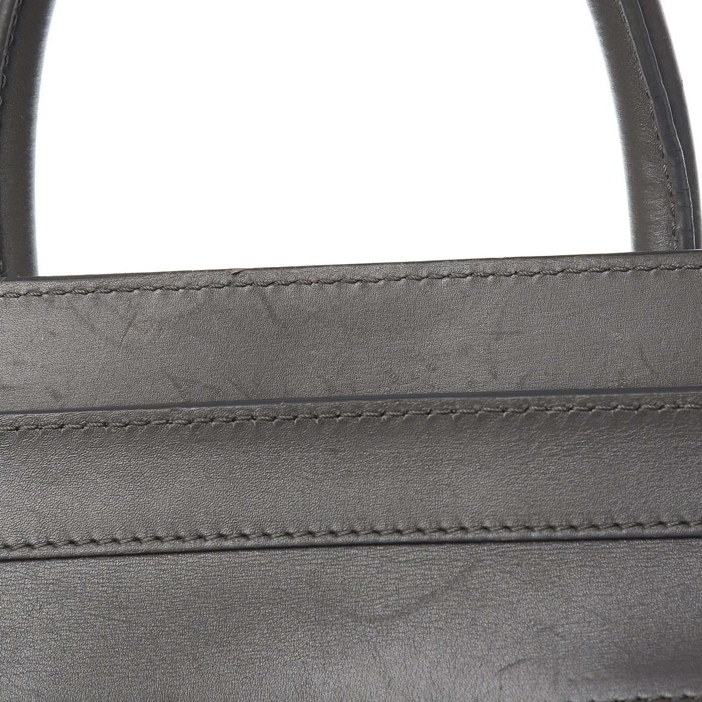 Smooth Calfskin Mini Luggage Smoke