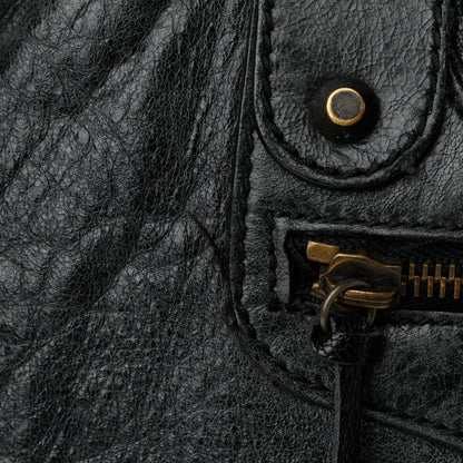 Balenciaga Agneau Classic Hardware Weekender Black 13 of 17