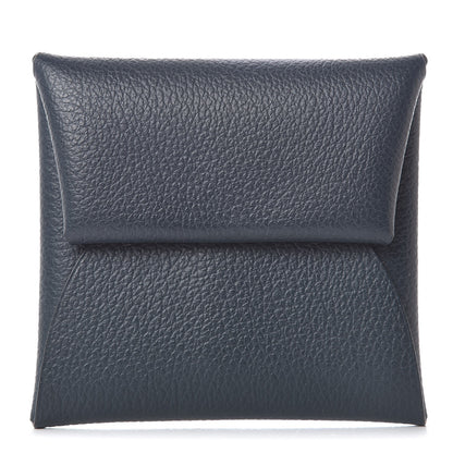 Hermes Evercolor Verso Bastia Coin Purse Bleu Ocean Bleu Paradis 1 of 8