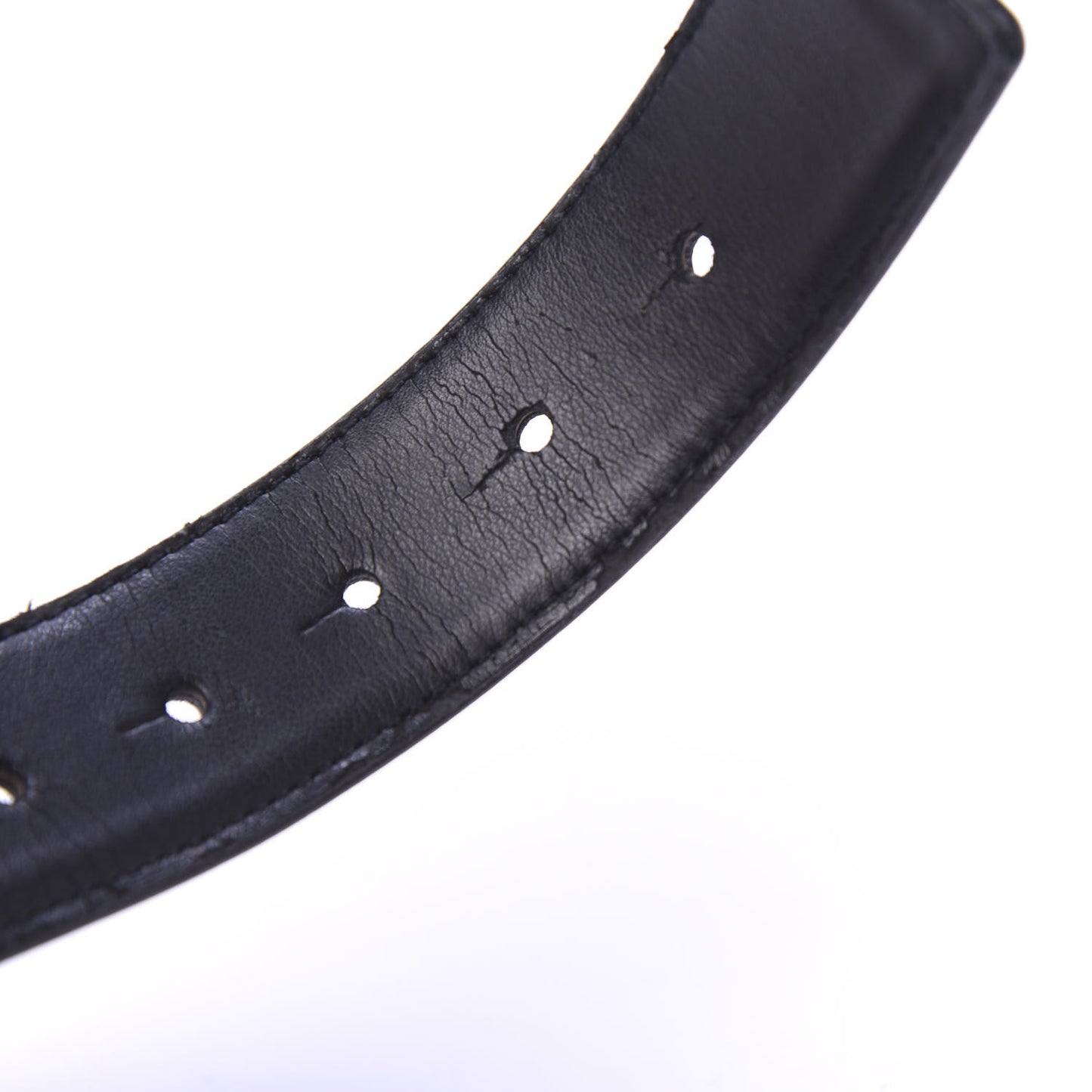 Calfskin Resin CC Belt 75 30 Black