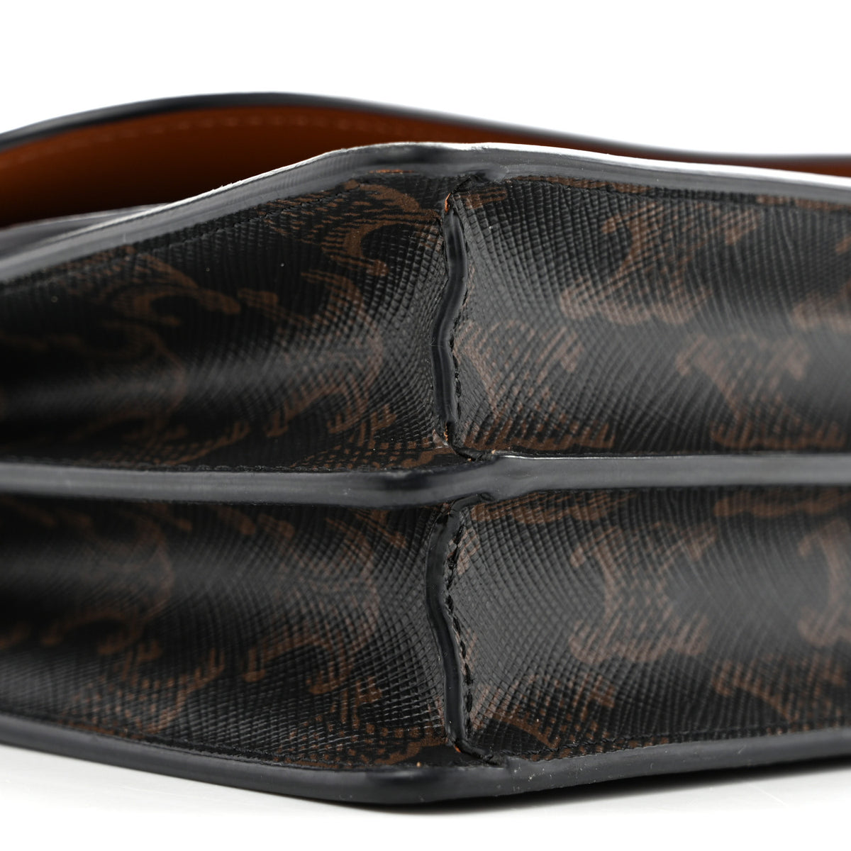Triomphe Canvas Lambskin Wallet On Strap Tan