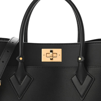 Louis Vuitton Calfskin Monogram Tufting On My Side Black 7 of 9