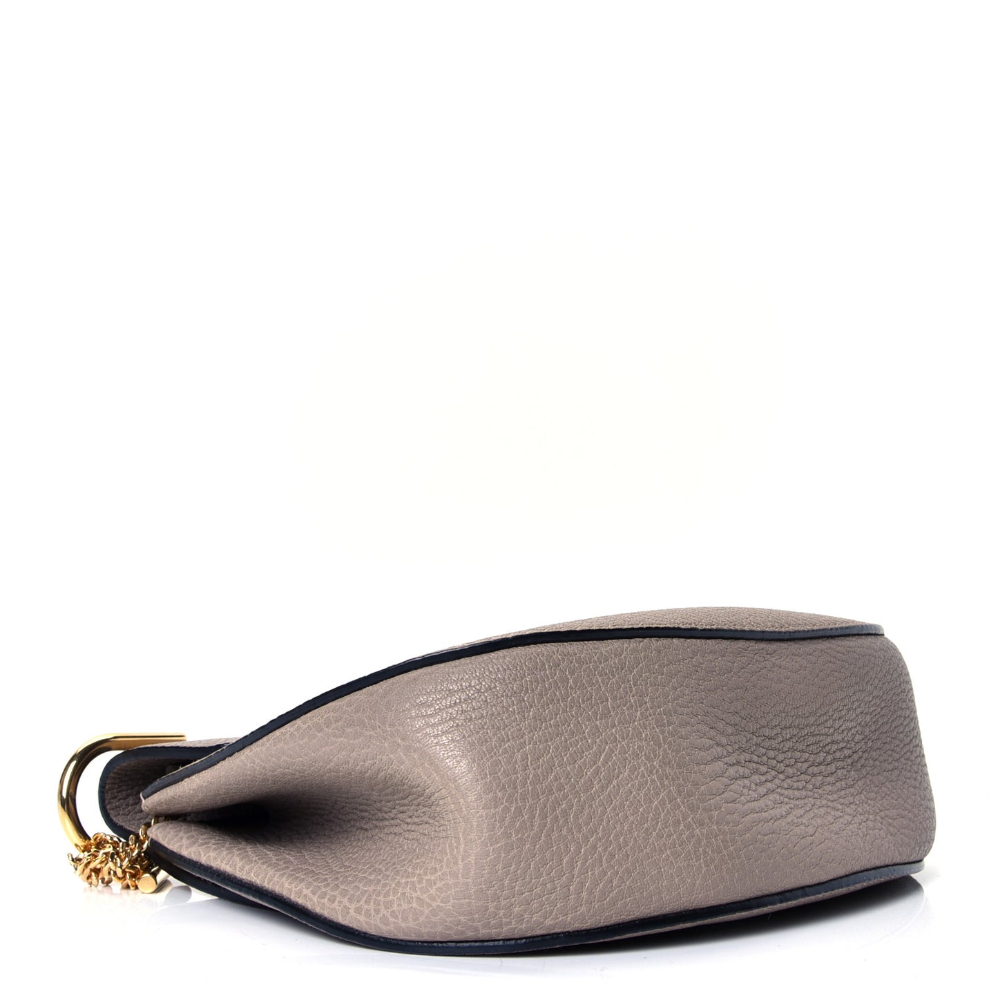 Grained Lambskin Drew Shoulder Bag Motty Grey
