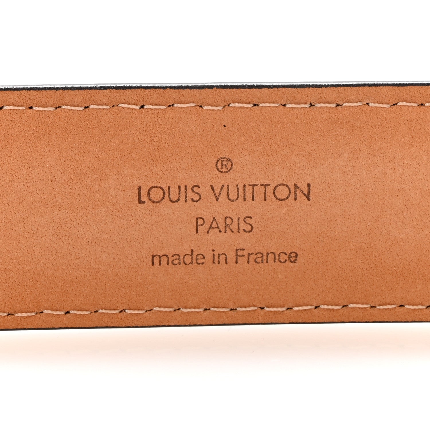 Louis Vuitton Damier Ebene 30mm Ellipse Belt 100 40 5 of 10