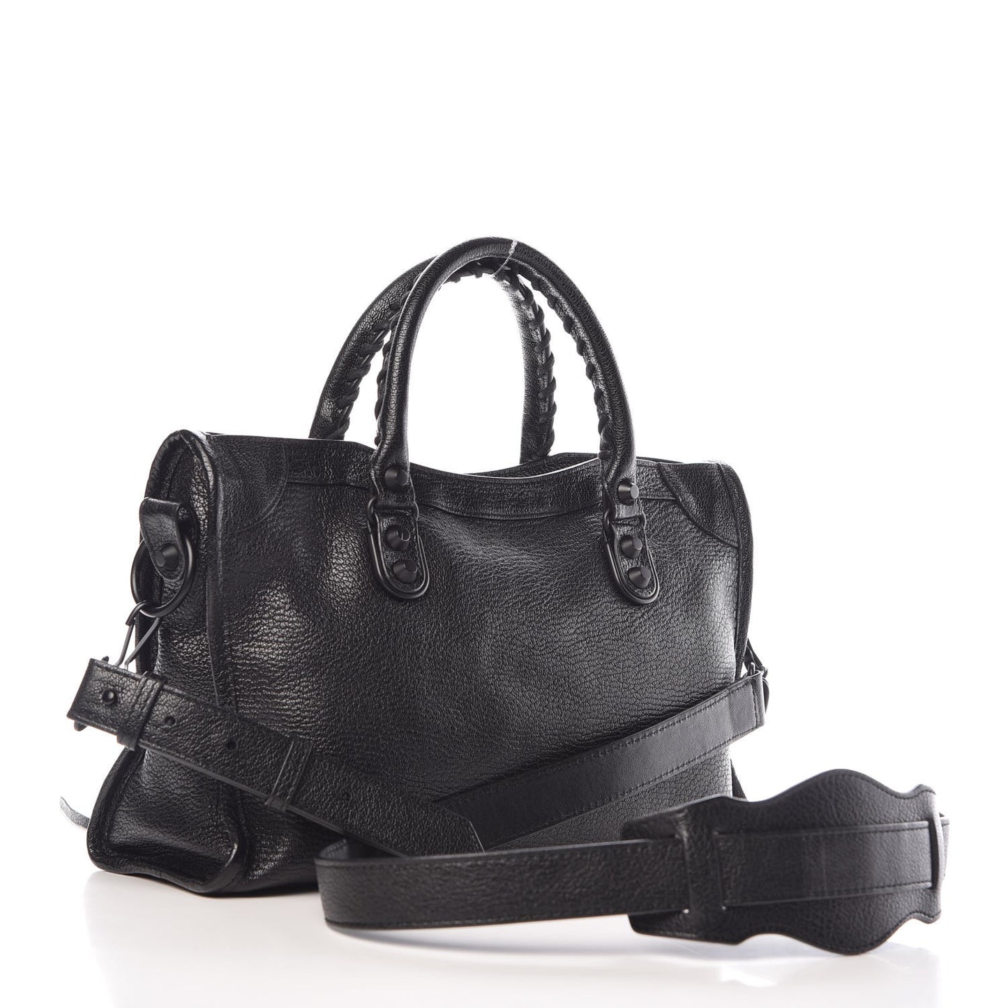 Chevre Black Metallic Edge Hardware S City Black