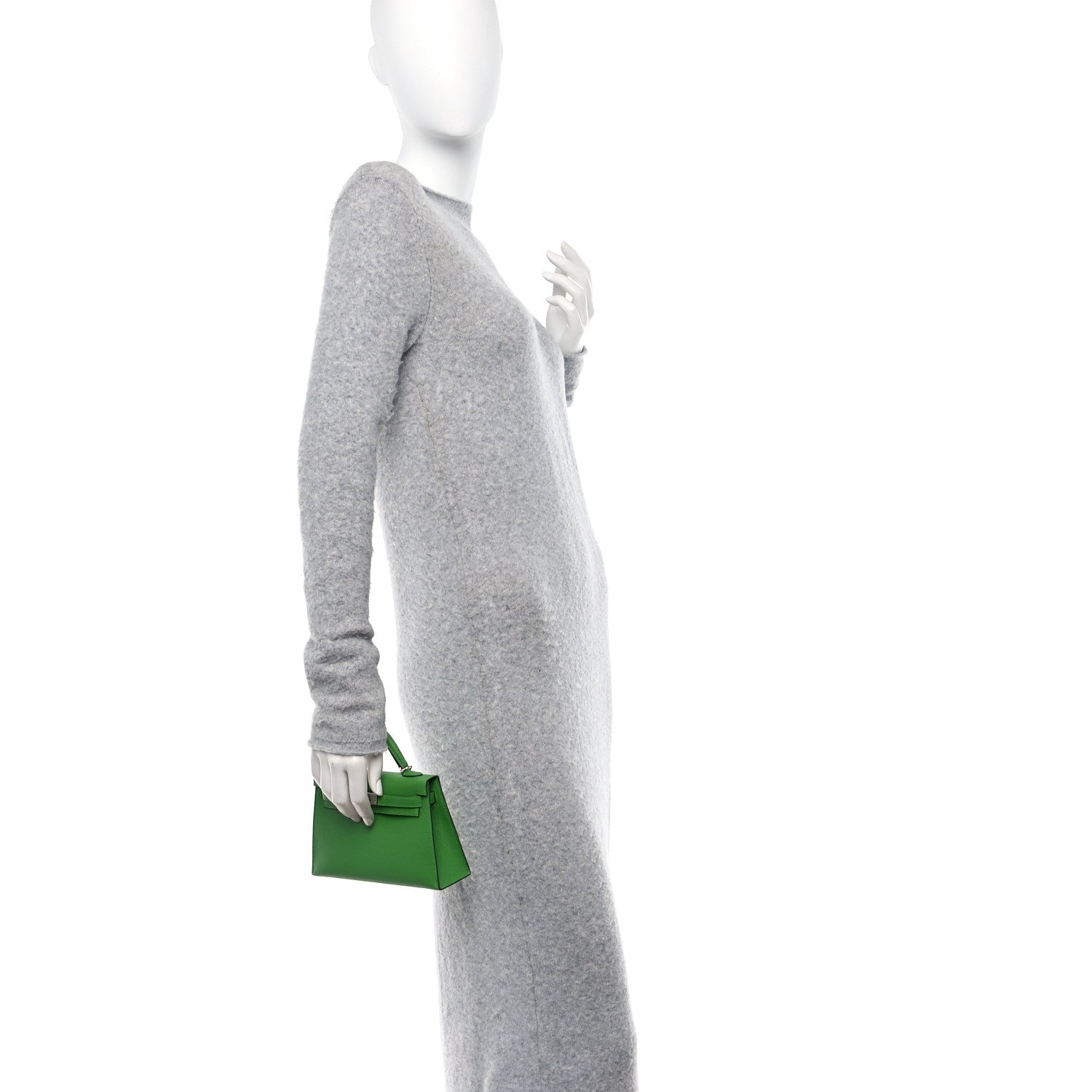 Hermes Epsom Mini Kelly Sellier 20 Vert Yucca 2 of 11