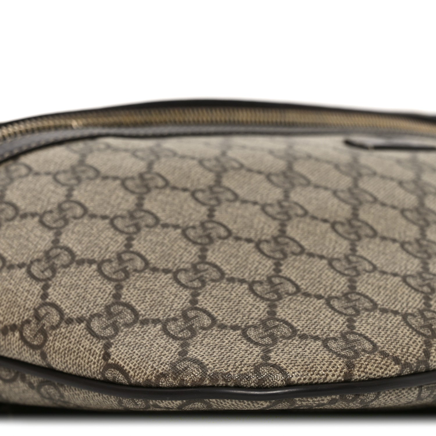 Gucci GG Supreme Monogram Belt Bag Dark Brown 9 of 10