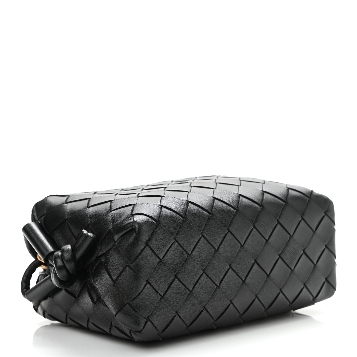 Nappa Intrecciato Mini Loop Camera Bag Black