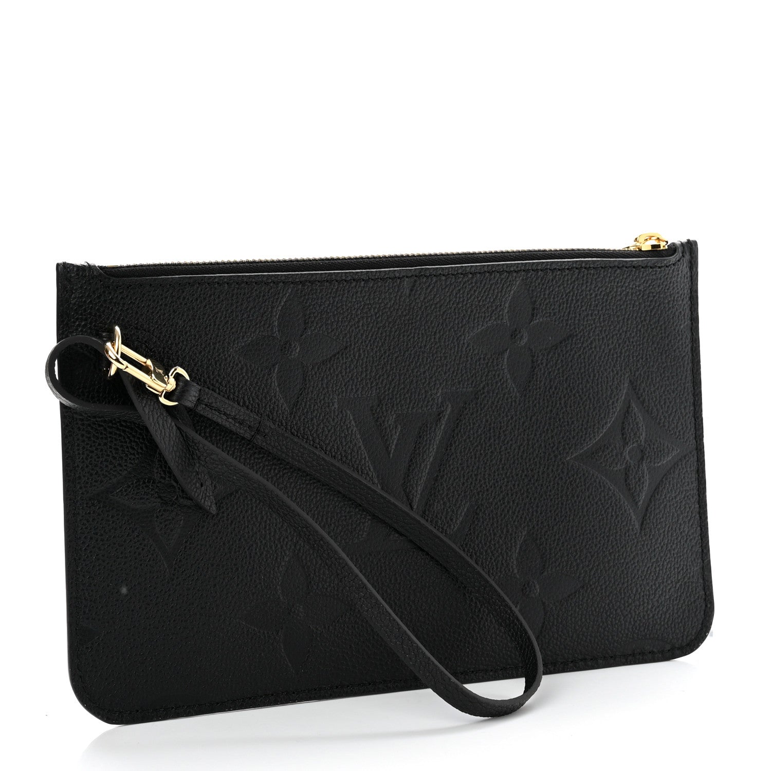 Louis Vuitton Empreinte Monogram Giant Neverfull MM Pochette Black 3 of 7