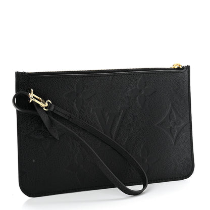 Louis Vuitton Empreinte Monogram Giant Neverfull MM Pochette Black 3 of 7