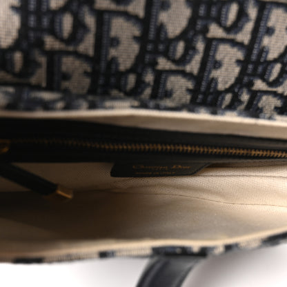 Christian Dior Oblique Saddle Bag Blue 5 of 10