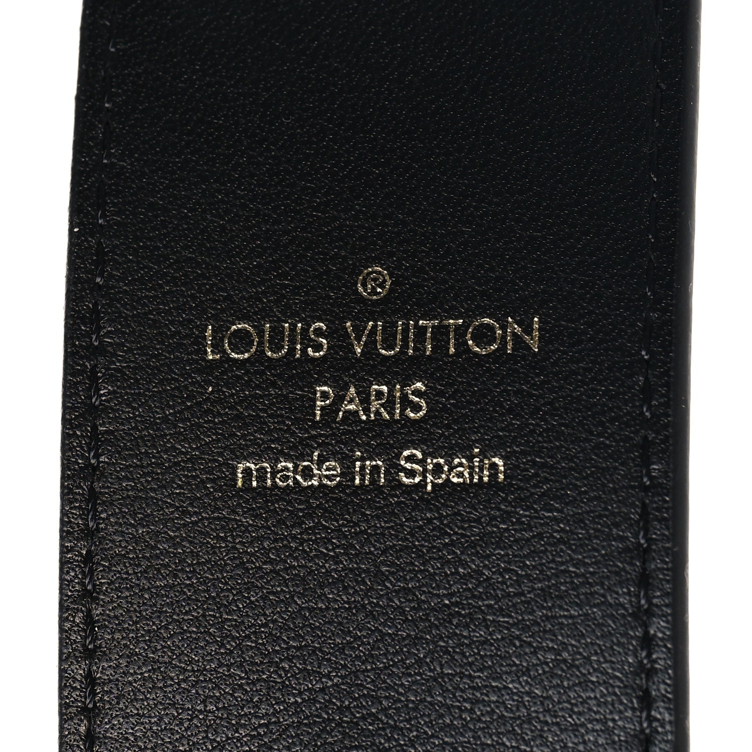 Louis Vuitton Monogram Bandouliere Shoulder Strap Black 4 of 5