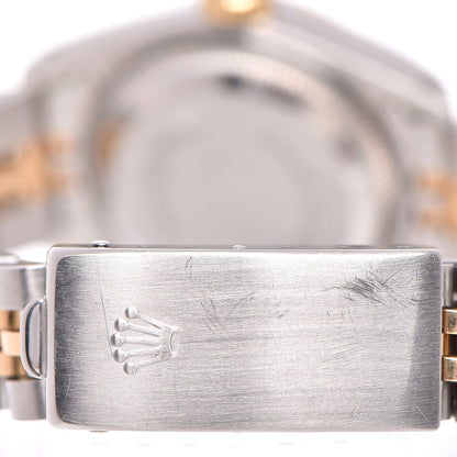 Rolex Stainless Steel 18K Yellow Gold 26mm Oyster Perpetual Datejust Watch Silver 69173 8 of 8
