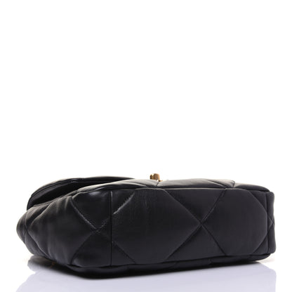 Chanel Lambskin Quilted Medium 19 Flap Black 4 of 16