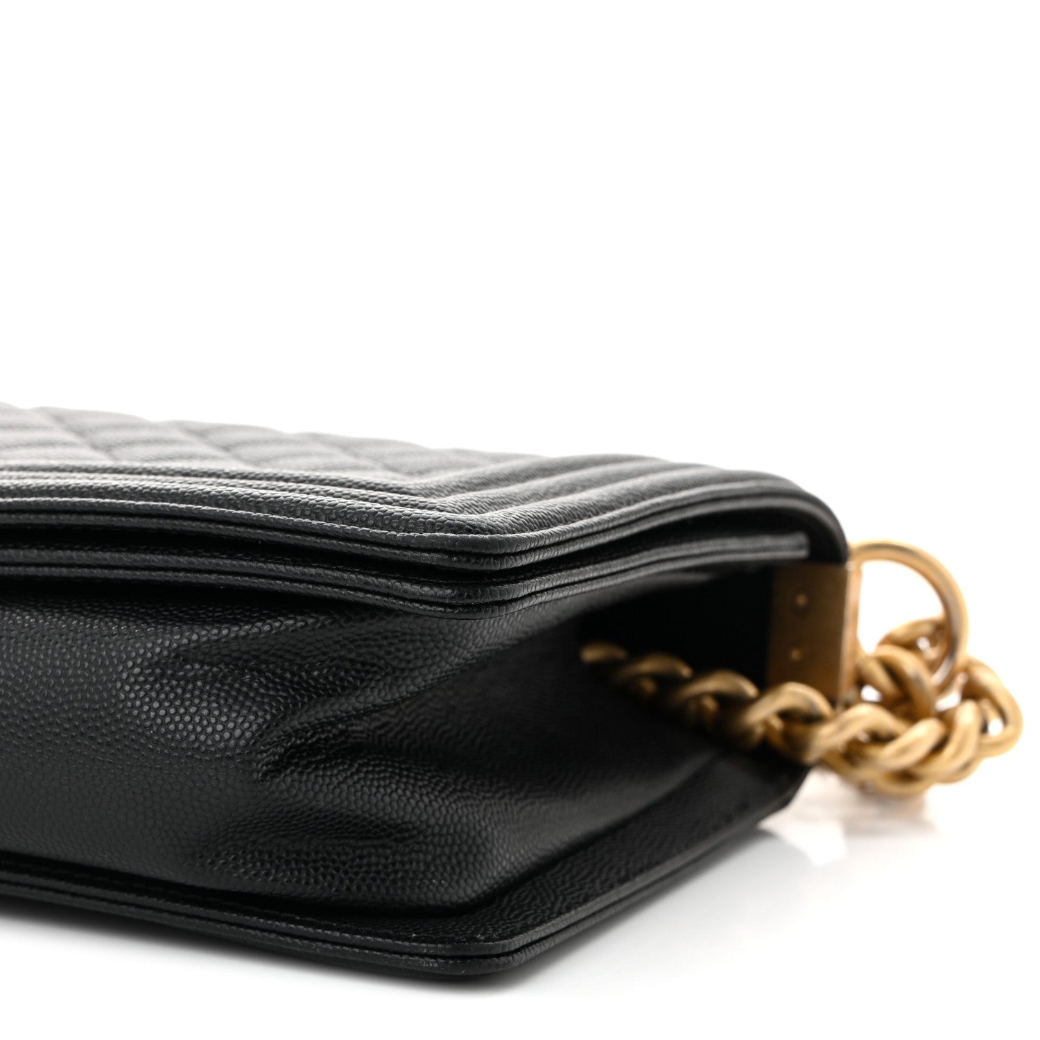 Chanel Caviar Quilted Medium Boy Flap Black 10 of 10