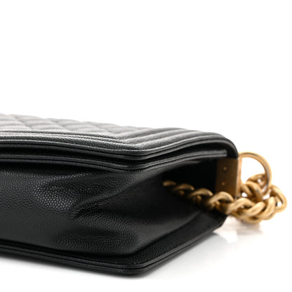 Chanel Caviar Quilted Medium Boy Flap Black 10 of 10