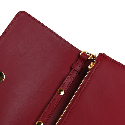 Burberry Calfskin Vintage Check Hayes Crossbody Parade Red 14 of 14