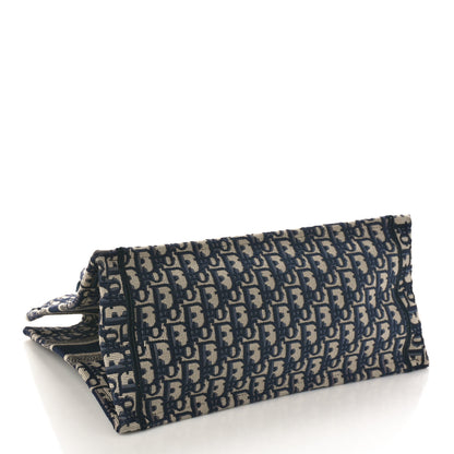 Christian Dior Oblique Medium Book Tote Blue Multicolor 4 of 12