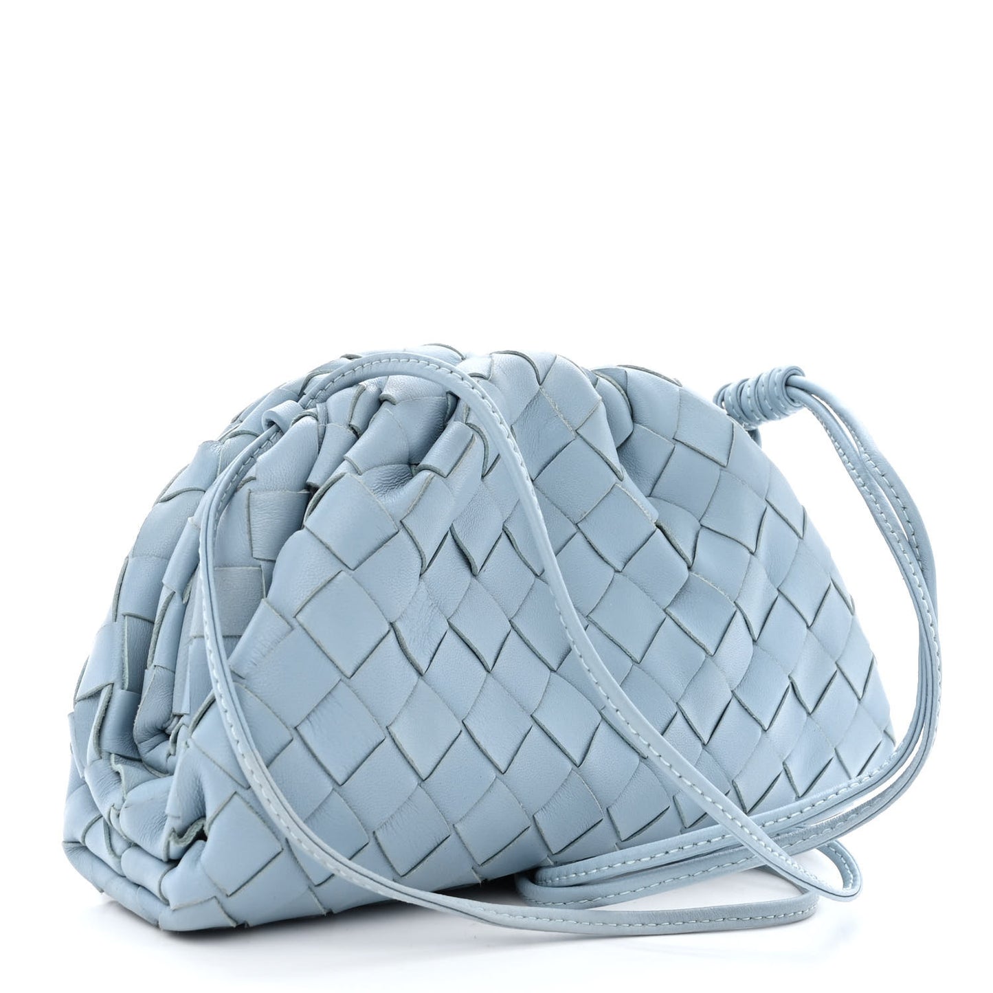 Nappa Intrecciato The Mini Pouch Ice
