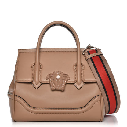 Versace Calfskin Medium Palazzo Empire Bag Neutral 1 of 8