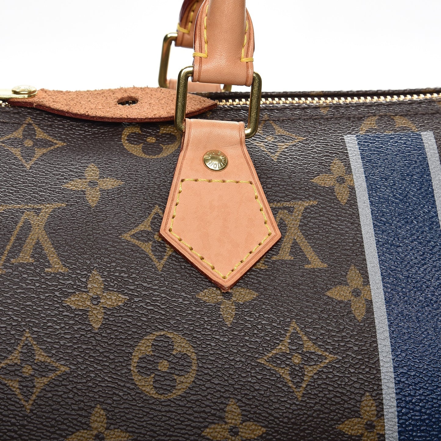 Monogram My LV Heritage Speedy 30 Blue Marine Gris