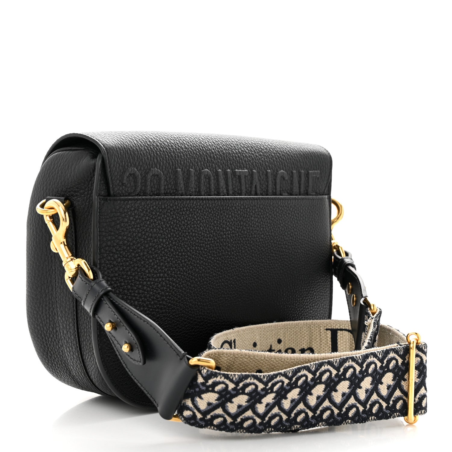 Christian Dior Grained Calfskin Large Bobby Flap Black 3 of 10
