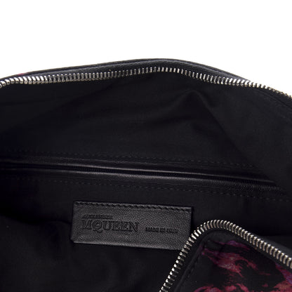 Alexander McQueen Silk Night Flowers De Manta Clutch Multicolor Black 6 of 7