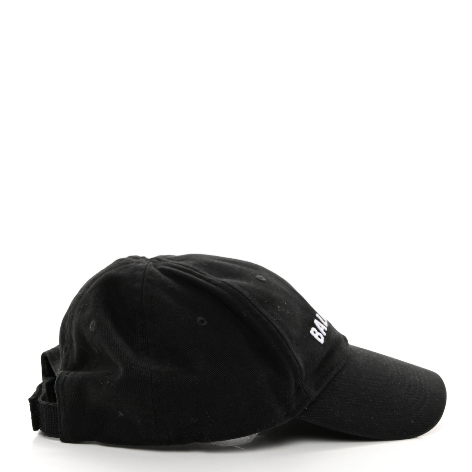Balenciaga Cotton Drill Logo New Baseball Hat L Black 5 of 9